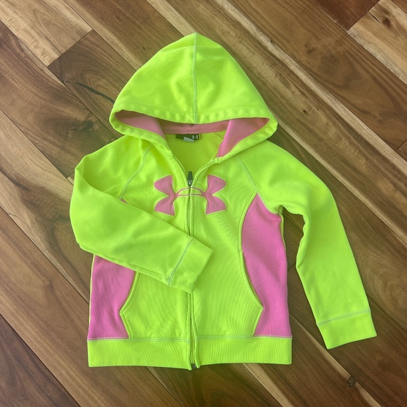 Under Armor Girls Full Zip Hoodie Size 6X - Picture 1 of 9